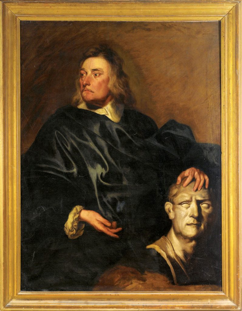Photograph of Isaac Fuller's painting of Edward Pierce