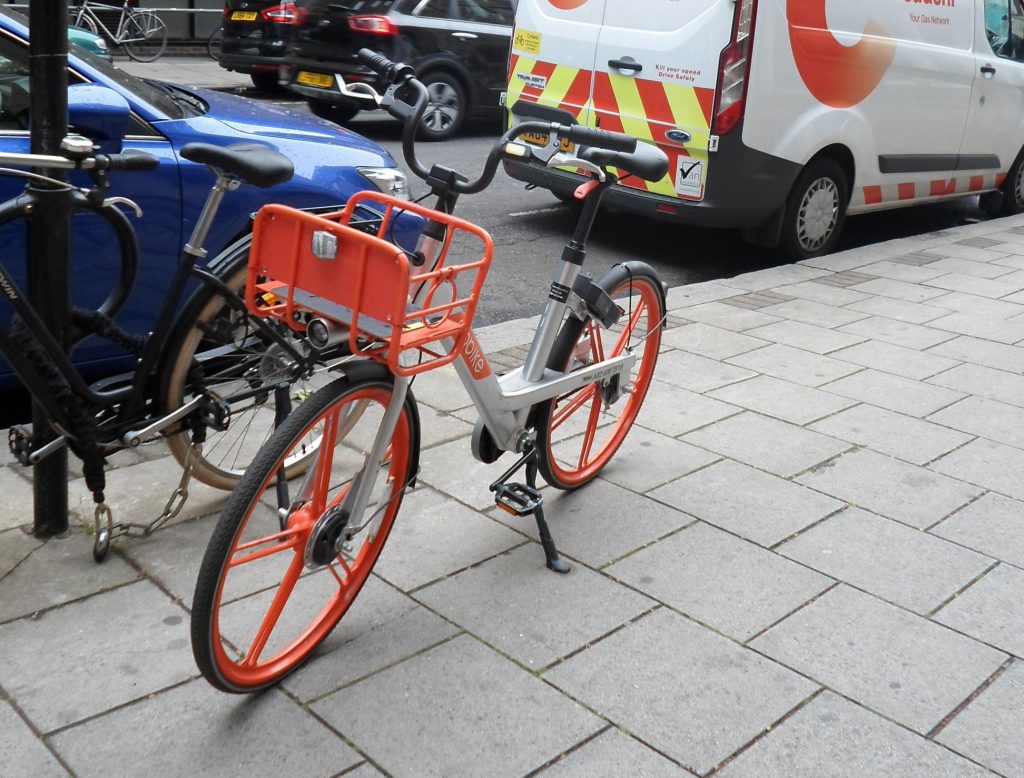 Abandoned ‘dockless’ bike