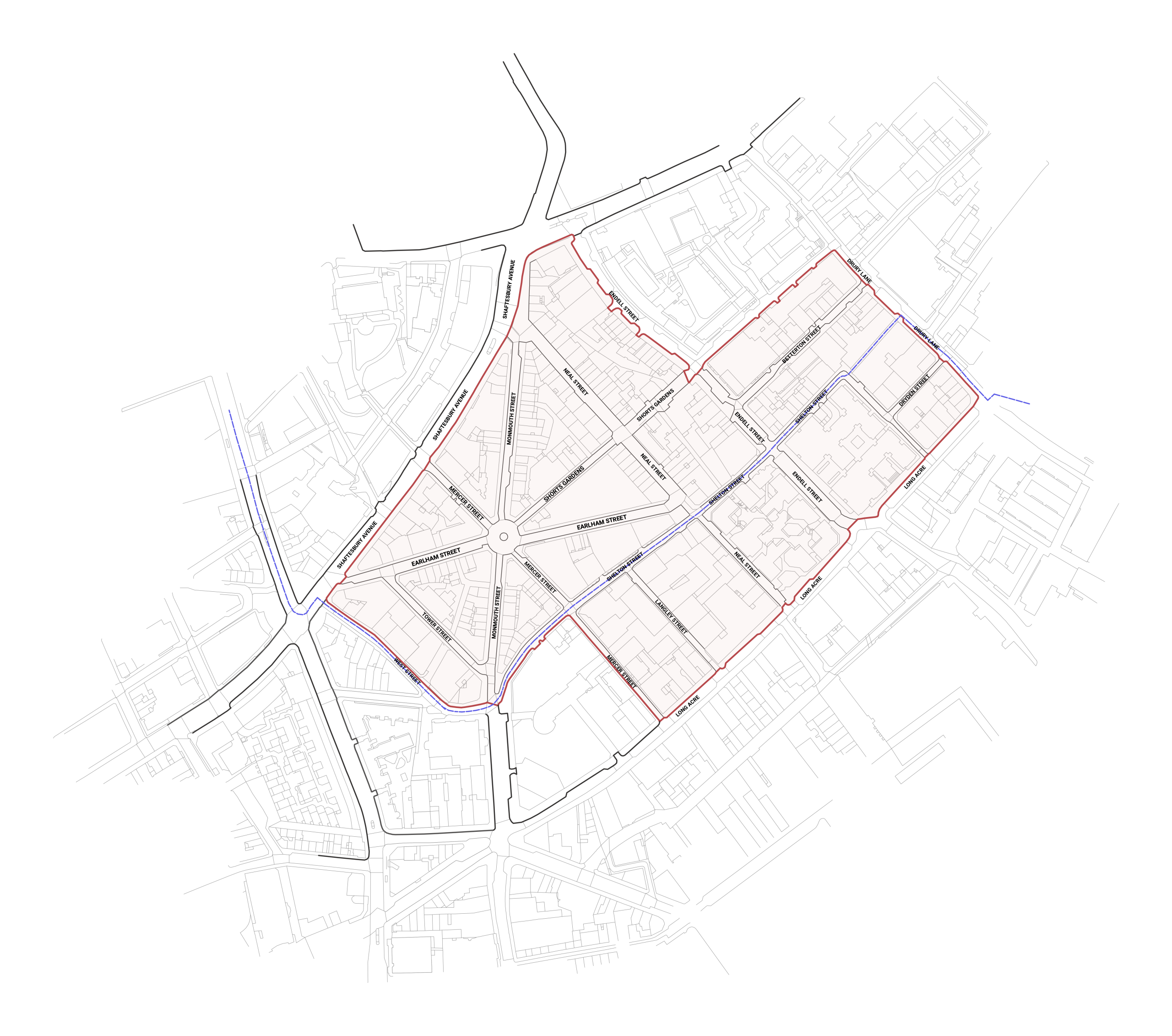 The Study Area Map